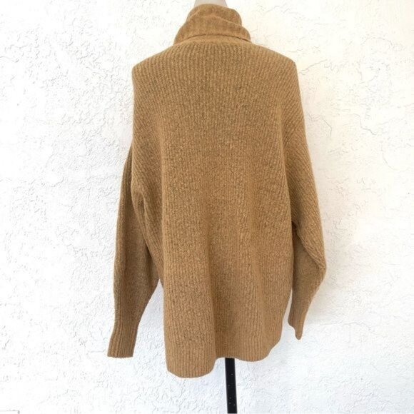 & OTHER STORIES Oversized Turtleneck tan Sweater XSmall - Picture 6 of 9